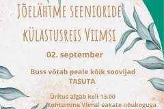 Seenioride väljasõit UUS 2.09.25 - 1