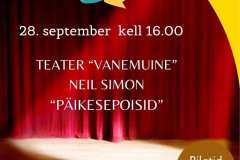 28.09.25 SEENIORIDE VÄLJASÕIT - TEATER VANEMUINE