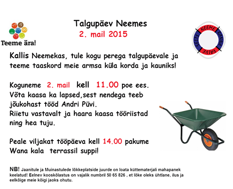 NEEME KÜLA TALGUPÄEV